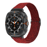 スライドバックルナイロン編み込みウォッチバンド, Samsung Galaxy Watch Ultra 47mm / Ultra 2025用