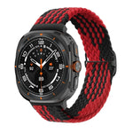 スライドバックルナイロン編み込みウォッチバンド, Samsung Galaxy Watch Ultra 47mm / Ultra 2025用