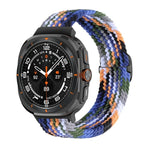 スライドバックルナイロン編み込みウォッチバンド, Samsung Galaxy Watch Ultra 47mm / Ultra 2025用