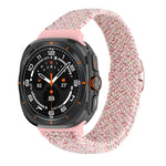スライドバックルナイロン編み込みウォッチバンド, Samsung Galaxy Watch Ultra 47mm / Ultra 2025用