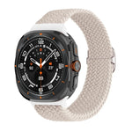 スライドバックルナイロン編み込みウォッチバンド, Samsung Galaxy Watch Ultra 47mm / Ultra 2025用