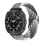 スライドバックルナイロン編み込みウォッチバンド, Samsung Galaxy Watch Ultra 47mm / Ultra 2025用