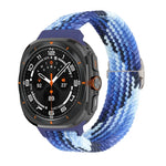 スライドバックルナイロン編み込みウォッチバンド, Samsung Galaxy Watch Ultra 47mm / Ultra 2025用