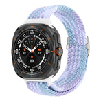スライドバックルナイロン編み込みウォッチバンド, Samsung Galaxy Watch Ultra 47mm / Ultra 2025用