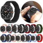 スライドバックルナイロン編み込みウォッチバンド, Samsung Galaxy Watch Ultra 47mm / Ultra 2025用