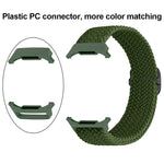 スライドバックルナイロン編み込みウォッチバンド, Samsung Galaxy Watch Ultra 47mm / Ultra 2025用