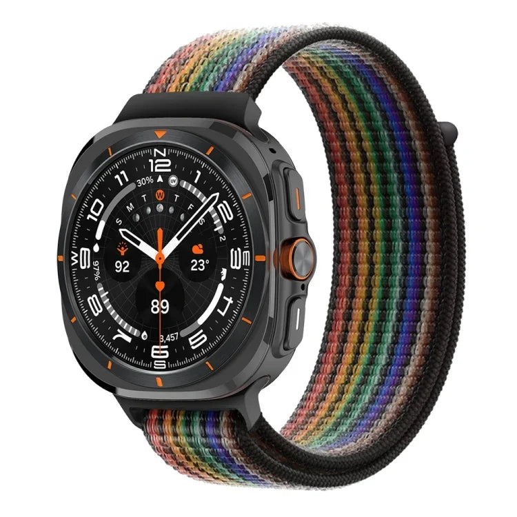 プラスチックコネクターナイロンループウォッチバンド, Samsung Galaxy Watch Ultra 47mm / Ultra 2025用