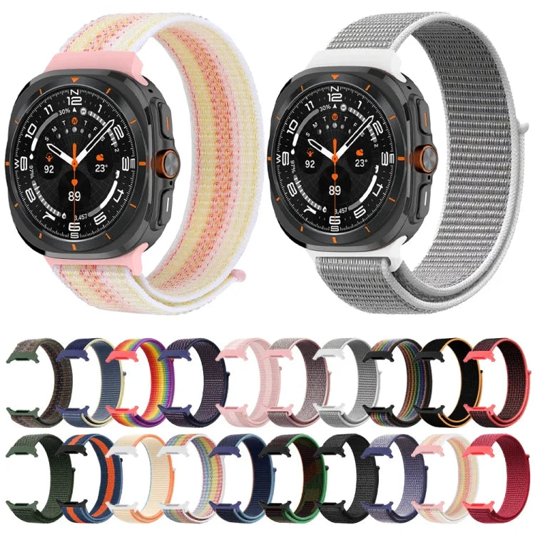 プラスチックコネクターナイロンループウォッチバンド, Samsung Galaxy Watch Ultra 47mm / Ultra 2025用
