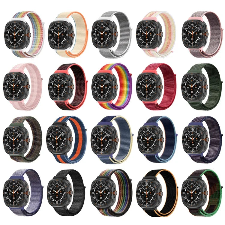 プラスチックコネクターナイロンループウォッチバンド, Samsung Galaxy Watch Ultra 47mm / Ultra 2025用