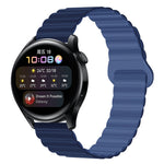 Two Color Magnetic Silicone Watch Band, 20mm