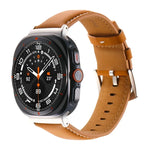 無地本革ウォッチバンド, Samsung Galaxy Watch Ultra 47mm / Ultra 2025用