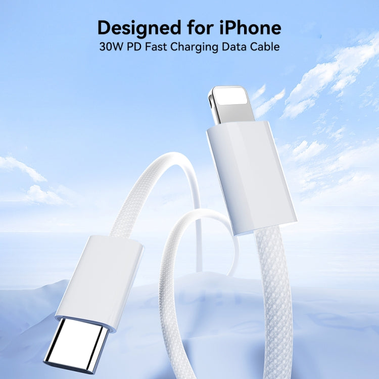 JOYROOM S-A45 30W USB-C / Type-C から 8ピン 急速充電データケーブル 長さ: 1m Type-C から 8ピン