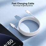 JOYROOM S-A45 30W USB-C / Type-C から 8ピン 急速充電データケーブル 長さ: 1m Type-C から 8ピン