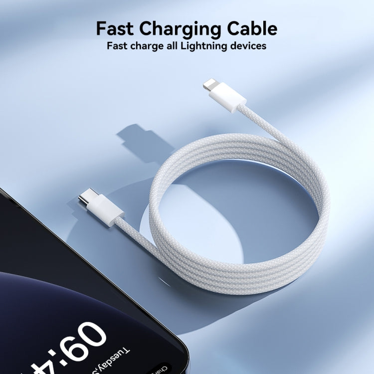 JOYROOM S-A45 30W USB-C / Type-C から 8ピン 急速充電データケーブル 長さ: 1m Type-C から 8ピン