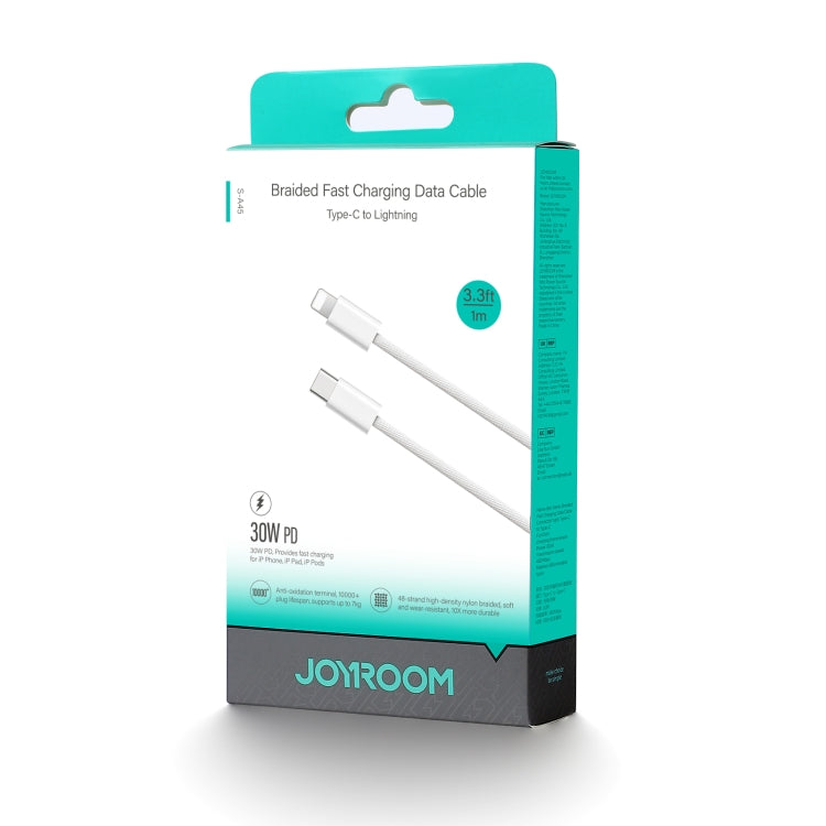 JOYROOM S-A45 30W USB-C / Type-C から 8ピン 急速充電データケーブル 長さ: 1m Type-C から 8ピン