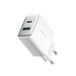 JOYROOM JR-TCF15 30W USB+USB-C / Type-C 急速充電器、EUプラグ、UKプラグ