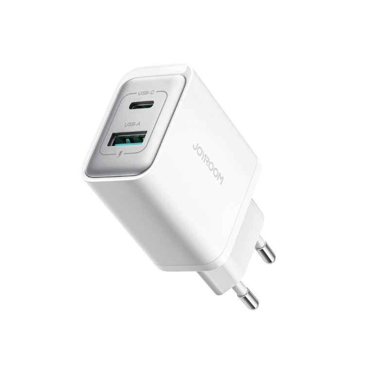 JOYROOM JR-TCF15 30W USB+USB-C / Type-C 急速充電器、EUプラグ、UKプラグ