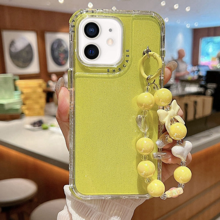 TPU + PC + グリッターシークイン フルカバリースマホケース ブレスレット付き、iPhone 14 Pro 用、iPhone 14 Pro Max 用、iPhone 6 / 7 / 8 / SE 2020 用、iPhone 13 Pro Max 用、iPhone 13 Pro 用、iPhone 13 用、iPhone 12 / 12 Pro 用、iPhone 12 Pro Max 用