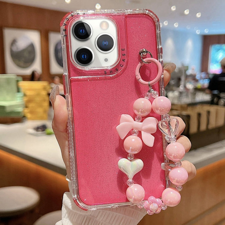 TPU + PC + グリッターシークイン フルカバリースマホケース ブレスレット付き、iPhone 14 Pro 用、iPhone 14 Pro Max 用、iPhone 6 / 7 / 8 / SE 2020 用、iPhone 13 Pro Max 用、iPhone 13 Pro 用、iPhone 13 用、iPhone 12 / 12 Pro 用、iPhone 12 Pro Max 用