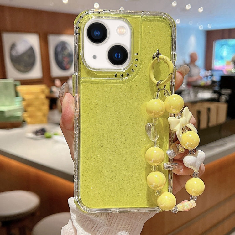 TPU + PC + グリッターシークイン フルカバリースマホケース ブレスレット付き、iPhone 14 Pro 用、iPhone 14 Pro Max 用、iPhone 6 / 7 / 8 / SE 2020 用、iPhone 13 Pro Max 用、iPhone 13 Pro 用、iPhone 13 用、iPhone 12 / 12 Pro 用、iPhone 12 Pro Max 用