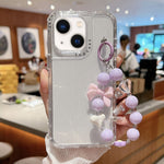 TPU + PC + グリッターシークイン フルカバリースマホケース ブレスレット付き、iPhone 14 Pro 用、iPhone 14 Pro Max 用、iPhone 6 / 7 / 8 / SE 2020 用、iPhone 13 Pro Max 用、iPhone 13 Pro 用、iPhone 13 用、iPhone 12 / 12 Pro 用、iPhone 12 Pro Max 用