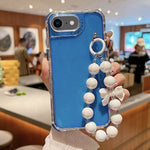 TPU + PC + グリッターシークイン フルカバリースマホケース ブレスレット付き、iPhone 14 Pro 用、iPhone 14 Pro Max 用、iPhone 6 / 7 / 8 / SE 2020 用、iPhone 13 Pro Max 用、iPhone 13 Pro 用、iPhone 13 用、iPhone 12 / 12 Pro 用、iPhone 12 Pro Max 用