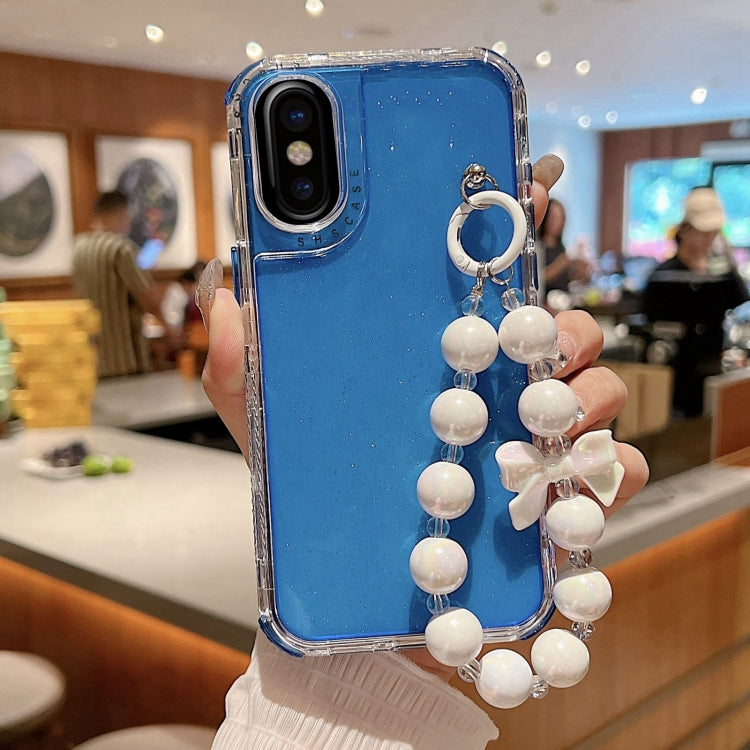 TPU + PC + グリッターシークイン フルカバリースマホケース ブレスレット付き、iPhone 14 Pro 用、iPhone 14 Pro Max 用、iPhone 6 / 7 / 8 / SE 2020 用、iPhone 13 Pro Max 用、iPhone 13 Pro 用、iPhone 13 用、iPhone 12 / 12 Pro 用、iPhone 12 Pro Max 用