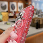 TPU + PC + グリッターシークイン フルカバリースマホケース ブレスレット付き、iPhone 14 Pro 用、iPhone 14 Pro Max 用、iPhone 6 / 7 / 8 / SE 2020 用、iPhone 13 Pro Max 用、iPhone 13 Pro 用、iPhone 13 用、iPhone 12 / 12 Pro 用、iPhone 12 Pro Max 用