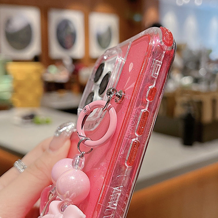 TPU + PC + グリッターシークイン フルカバリースマホケース ブレスレット付き、iPhone 14 Pro 用、iPhone 14 Pro Max 用、iPhone 6 / 7 / 8 / SE 2020 用、iPhone 13 Pro Max 用、iPhone 13 Pro 用、iPhone 13 用、iPhone 12 / 12 Pro 用、iPhone 12 Pro Max 用