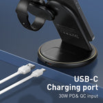 LDNIO WL02 25.5W 5-in-1 MagSafe ワイヤレス充電器 30cm Type-C ケーブル付き