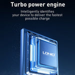 LDNIO WL02 25.5W 5-in-1 MagSafe ワイヤレス充電器 30cm Type-C ケーブル付き