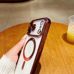 Electroplating MagSafe Phone Case, For iPhone 11, For iPhone 11 Pro