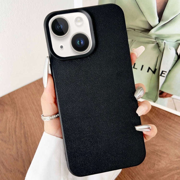 Leather Texture TPU Full Coverage Phone Case, For iPhone 16 Plus, For iPhone 16, For iPhone 15 Pro Max, For iPhone 15 Pro, For iPhone 15 Plus, For iPhone 15, For iPhone 14 Plus, For iPhone 14
