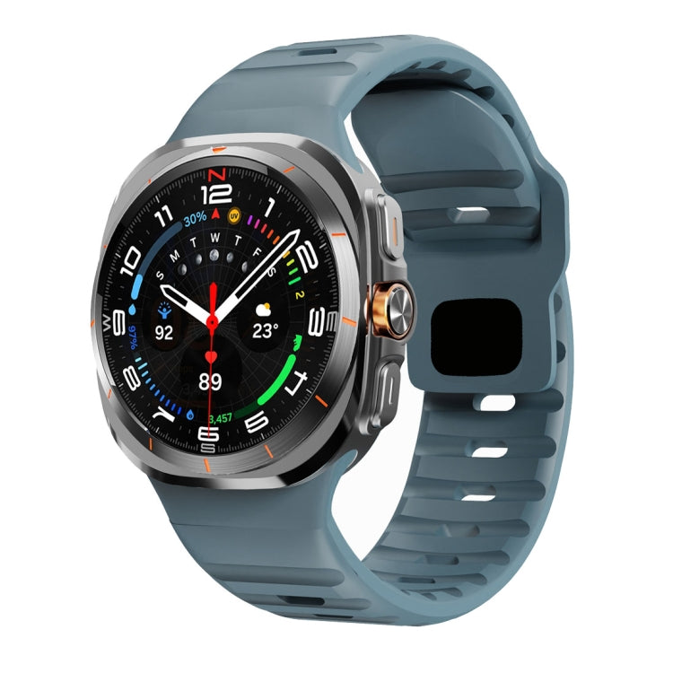 ウェーブテクスチャーリバースバックルシリコンウォッチバンド、Samsung Galaxy Watch Ultra 47mm / Ultra 2025用