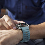 ウェーブテクスチャーリバースバックルシリコンウォッチバンド、Samsung Galaxy Watch Ultra 47mm / Ultra 2025用
