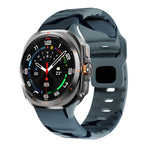 ウェーブテクスチャーリバースバックルシリコンウォッチバンド、Samsung Galaxy Watch Ultra 47mm / Ultra 2025用