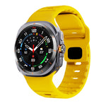 ウェーブテクスチャーリバースバックルシリコンウォッチバンド、Samsung Galaxy Watch Ultra 47mm / Ultra 2025用