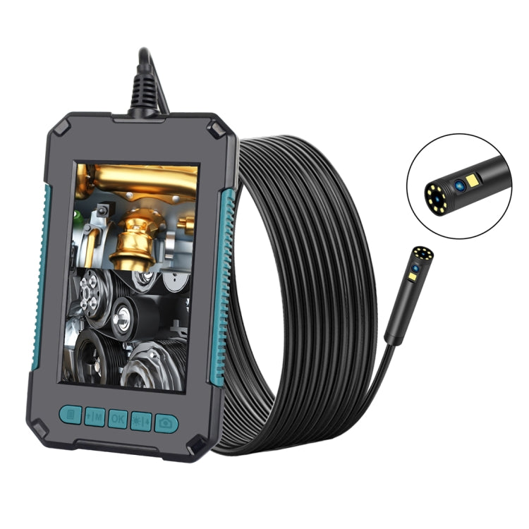 P40 8mm 1080P IP68 防水 4.3インチハイライトスクリーン デュアルカメラデジタル内視鏡、2m ハードケーブル、5m ハードケーブル、10m ハードケーブル