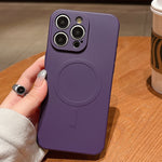 無地リキッドシリコンMagSafe磁気スマホケース、iPhone 17用、iPhone Air用、iPhone 16 Pro Max用