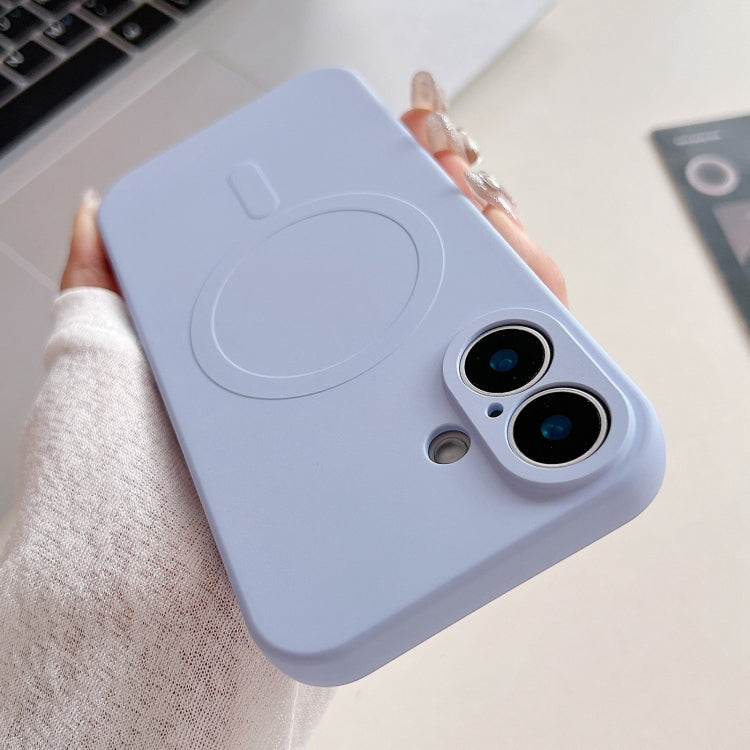 無地リキッドシリコンMagSafe磁気スマホケース、iPhone 16 Pro用、iPhone 16 Plus用、iPhone 16用