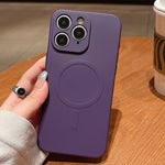 無地リキッドシリコンMagSafe磁気スマホケース、iPhone 11用、iPhone 11 Pro用