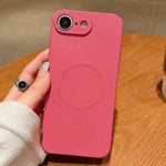 無地リキッドシリコンMagSafe磁気スマホケース、iPhone 17e / 16e用、iPhone 17 Pro Max用、iPhone 17 Pro用