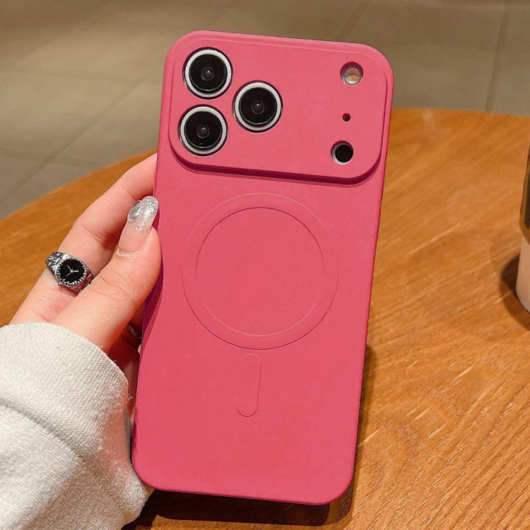 無地リキッドシリコンMagSafe磁気スマホケース、iPhone 17e / 16e用、iPhone 17 Pro Max用、iPhone 17 Pro用
