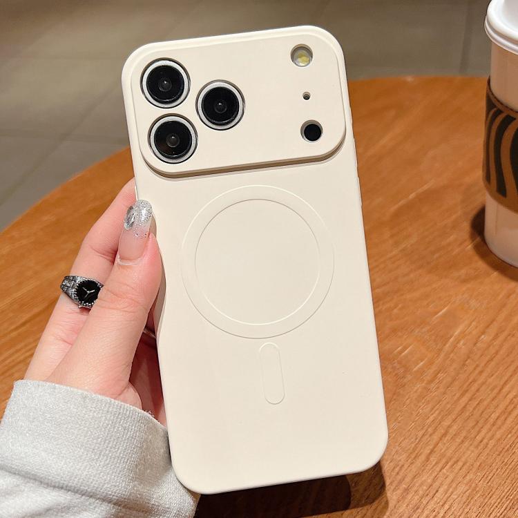 無地リキッドシリコンMagSafe磁気スマホケース、iPhone 17e / 16e用、iPhone 17 Pro Max用、iPhone 17 Pro用