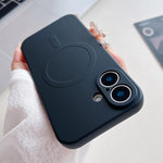 無地リキッドシリコンMagSafe磁気スマホケース、iPhone 17用、iPhone Air用、iPhone 16 Pro Max用