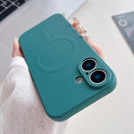 無地リキッドシリコンMagSafe磁気スマホケース、iPhone 17用、iPhone Air用、iPhone 16 Pro Max用