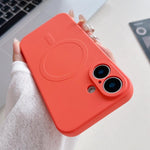 無地リキッドシリコンMagSafe磁気スマホケース、iPhone 17用、iPhone Air用、iPhone 16 Pro Max用