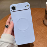 無地リキッドシリコンMagSafe磁気スマホケース、iPhone 17用、iPhone Air用、iPhone 16 Pro Max用