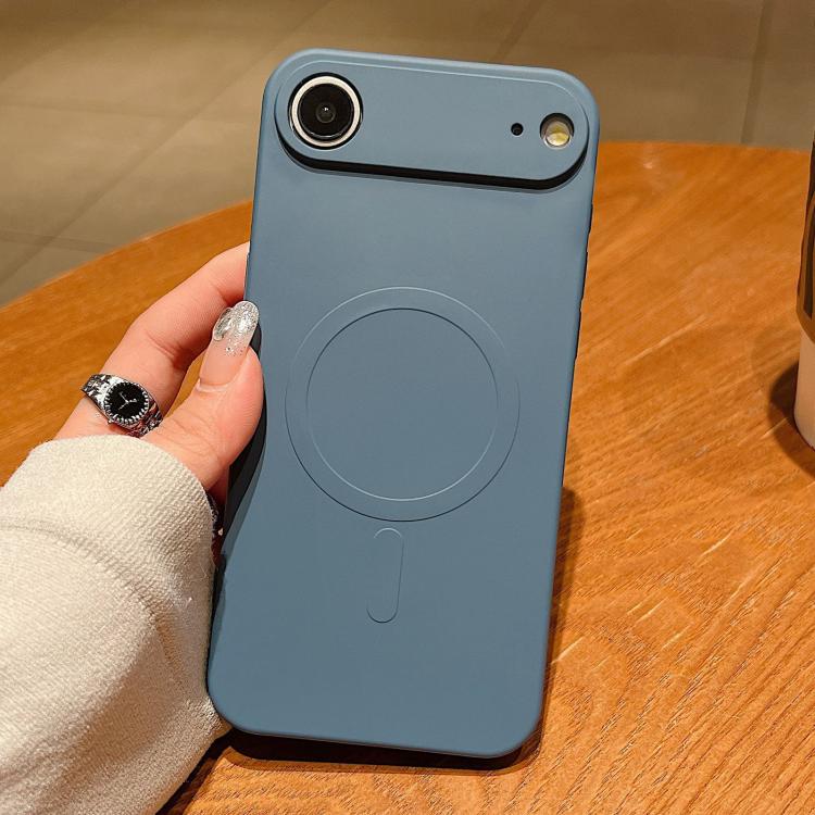 無地リキッドシリコンMagSafe磁気スマホケース、iPhone 17用、iPhone Air用、iPhone 16 Pro Max用