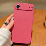 無地リキッドシリコンMagSafe磁気スマホケース、iPhone 17用、iPhone Air用、iPhone 16 Pro Max用